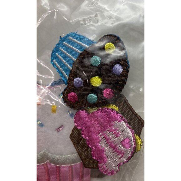 Next Style Iron-On Cupcake Appliques 6-Piece Value Pack NEW - Picture 4 of 4